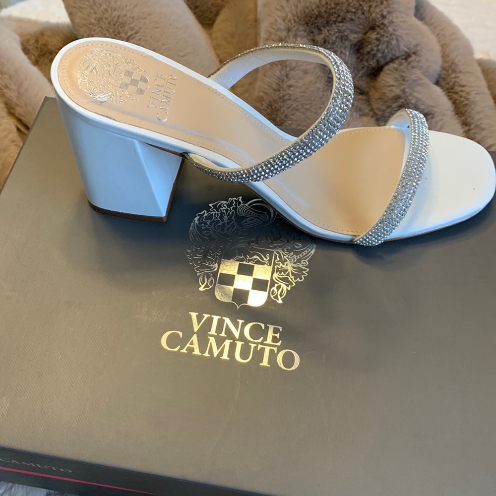 Vince Camuto block heels - never worn